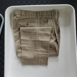 Eddie Bauer Tan Chinos Durable Cotton Blend